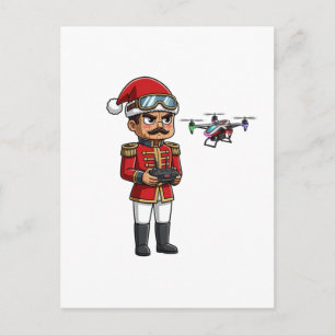 Carte Postale Pilote de drone casse-noisette Tech Vacances Jeux 