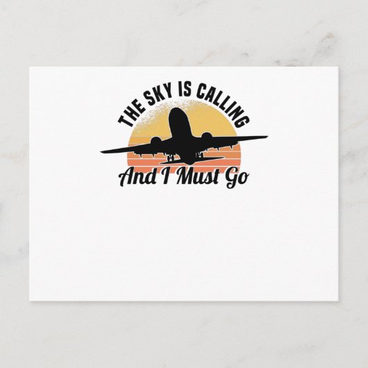 Carte Postale Pilote Moteur d'avion Flyer Dit Hobbypilot (Devant)