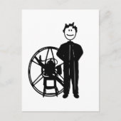 Carte Postale Pilote paramoteur (Devant)