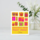 Carte Postale Pilote Point Texas Tulip (Debout devant)