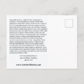 carte postale pilule rouge, pilule bleue (Dos)