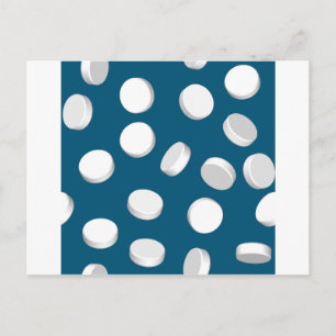 Carte Postale pilules bleues