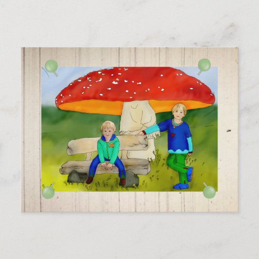 Carte Postale Pilzschirm (Devant)