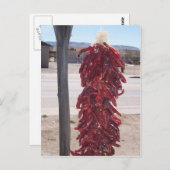 Carte Postale piments chauds rouges à Hatch Nouveau-Mexique (Devant / Derrière)