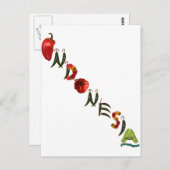 Carte Postale Piments d'Indonésie (Devant / Derrière)