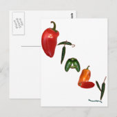 Carte Postale Piments d'Italie (Devant / Derrière)
