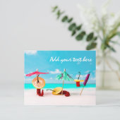 Carte Postale Piments forts au bord de la mer (Debout devant)