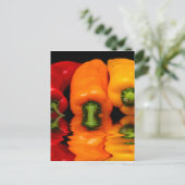 Carte Postale Piments mélangés à la mer (Debout devant)