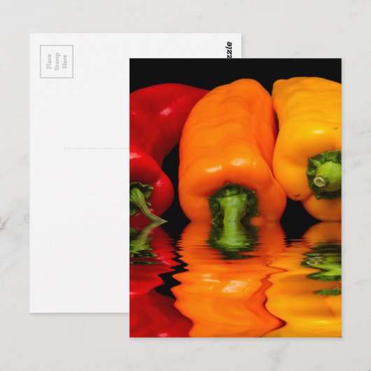 Carte Postale Piments mélangés à la mer (Devant / Derrière)