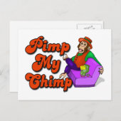 Carte Postale Pimp My Chimp (Devant / Derrière)