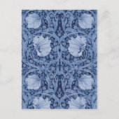 Carte Postale Pimpernel Bleu Monotone, William Morris (Devant)