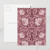 Carte Postale Pimpernel Marron, William Morris (Devant / Derrière)