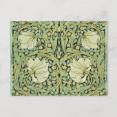 Carte Postale Pimpernel (vert) par William Morris (Devant)
