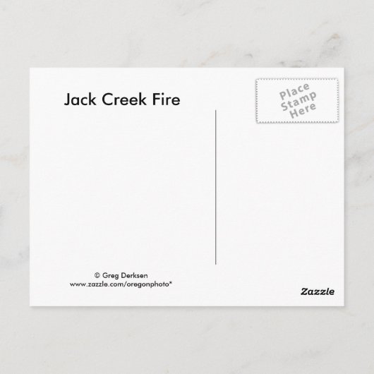 Carte Postale Pin cassé (Dos)