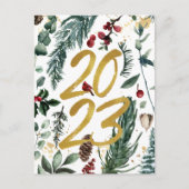 Carte Postale Pin Festif Confetti 2023 (Devant)