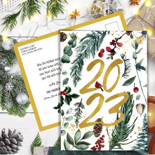 Carte Postale Pin Festif Confetti 2023