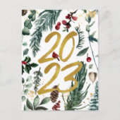 Carte Postale Pin Festif Confetti 2023 (Devant)