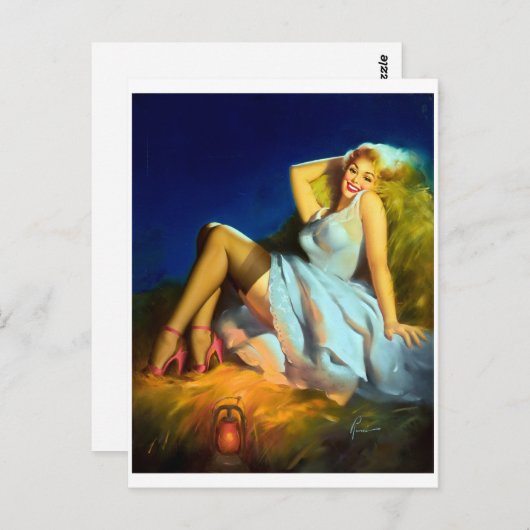 Carte Postale Pin Haystack vers le haut (Devant / Derrière)