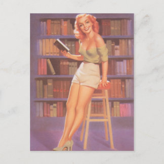 Carte Postale Pin-up girl