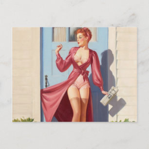 Carte Postale Pin-up Girl