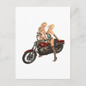 Carte Postale Pin-up moker filles (Devant)