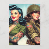 Carte Postale Pin-ups vintages (Devant)