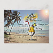 Carte Postale Pina Colada (Devant)