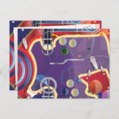 Carte Postale Pinball (Devant / Derrière)