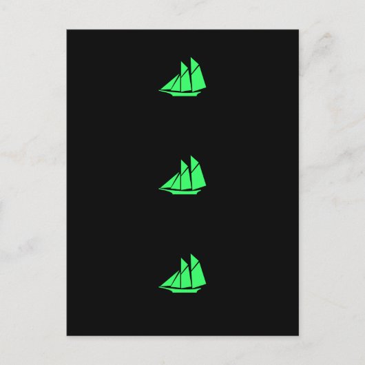 Carte Postale Pince Ocean Glow_Green (Devant)