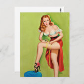 Carte Postale Pince vers le haut (Devant / Derrière)