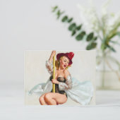 Carte Postale Pinceau de chauffage (Debout devant)