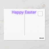 Carte Postale Pinceau de Joyeuses Pâques (Dos)