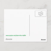 Carte Postale Pinch Me and Die Funny St. Patricks Day Design (Dos)