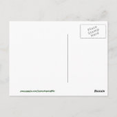 Carte Postale PINCH PROOF avec T-shirt irlandais Shamrock (Dos)