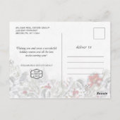 Carte Postale Pine Cones Noël Fête de Noël Accueil d'entreprise (Dos)