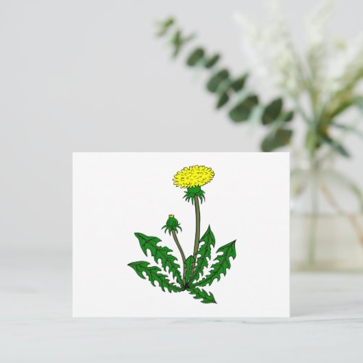 Carte Postale Pine dandelion (Debout devant)