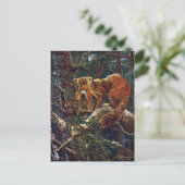 Carte Postale Pine Marten avec proie (Debout devant)