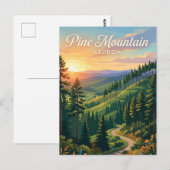 Carte Postale Pine Mountain Géorgie (Devant / Derrière)