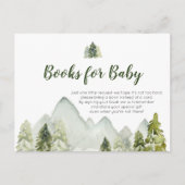 Carte Postale Pine Tree Rustic Adventure Livres pour Baby Postca (Devant)
