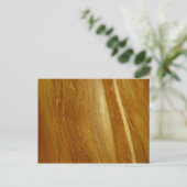 Carte Postale Pine Wood II Faux Texture en bois (Debout devant)