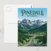 Carte Postale Pinedale États-Unis (Devant / Derrière)