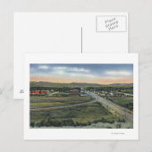 Carte Postale Pinedale, WY - Siège du comté de Sublette Comté (Devant / Derrière)