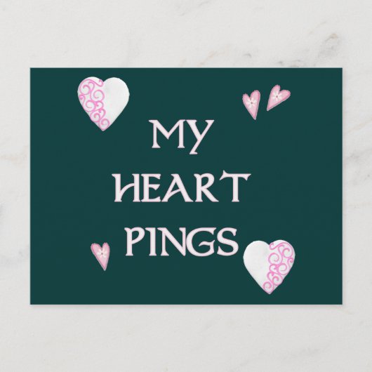 Carte Postale Ping Ping Pings Heart (Devant)