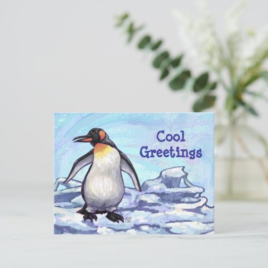 Carte postale Pingouin (Debout devant)