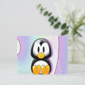 Carte Postale Pingouin adorable (Debout devant)