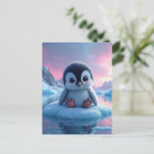 Carte Postale Pingouin bébé (Debout devant)