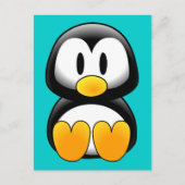 Carte Postale Pingouin bébé mignon (Devant)