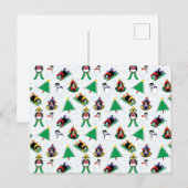Carte Postale Pingouin de Noël (Devant / Derrière)