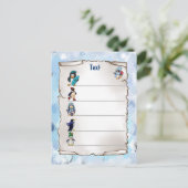 Carte Postale Pingouin d'hiver (Debout devant)