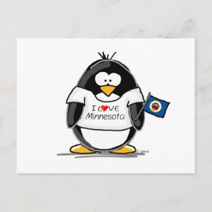 Carte Postale Pingouin du Minnesota